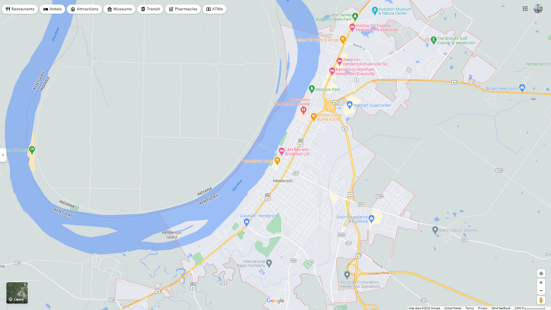 Georgetown Kentucky Map